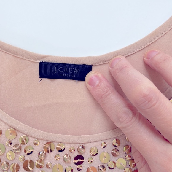 Jcrew gold sequin tank - Picture 2 of 4